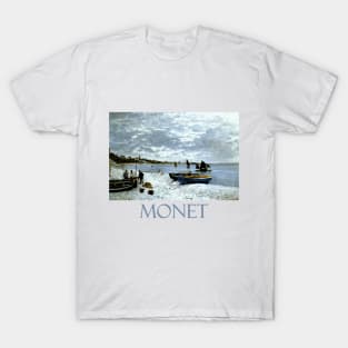 La Plage a Sainte Adresse by Claude Monet T-Shirt